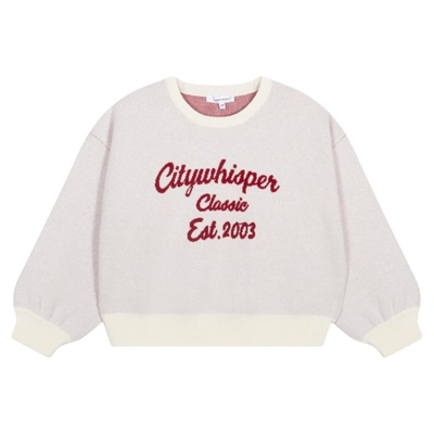 GLOBAL WORK 毛衣女童2025冬季新款简约日系宽松长袖上衣595574