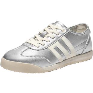 百丽跑道家族小轻甘阿甘德训鞋新款红色薄底运动休闲鞋子F1A1DAM6