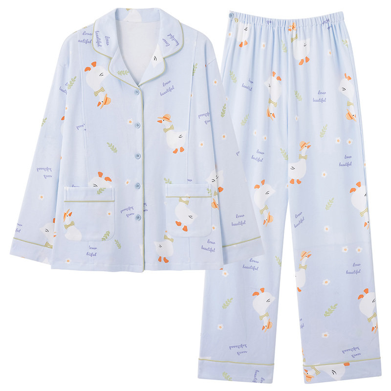 芬腾可安月子服纯棉孕妇睡衣秋女款2026新款春产妇产后哺乳家居服