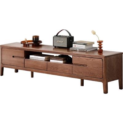 源氏木语大容量储物实木电视柜