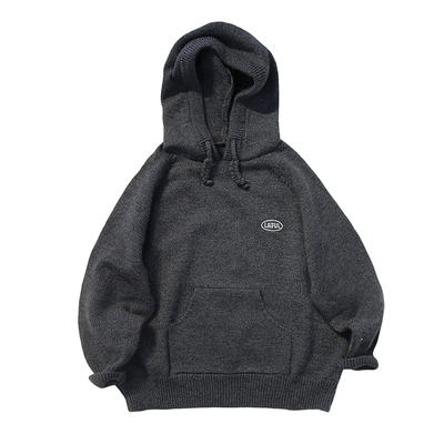 啦芙莱童装儿童韩版连帽毛衣25冬季新男女童软糯针织线衫上衣6179