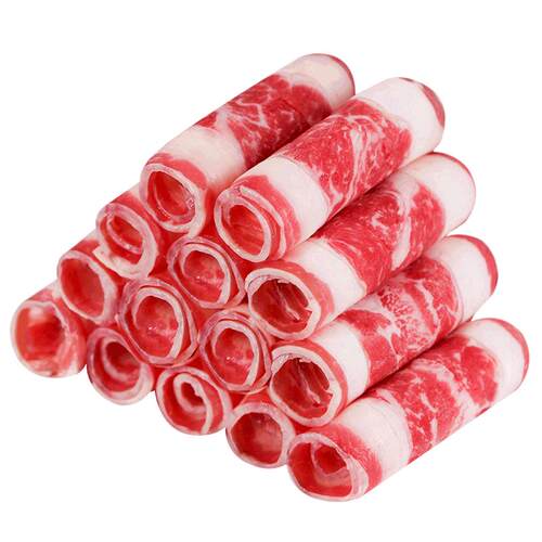【鲜有汇聚】澳大利亚安格斯双层肥牛卷4包 牛肉 原切牛肉卷