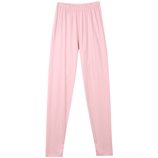 仕乐女超薄纯棉单裤高腰轻薄秋裤基础打底衬裤高弹力修身线裤大码