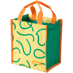 Glasslock保温袋加厚铝箔上班族带饭便当包小学生手拎饭盒包袋子