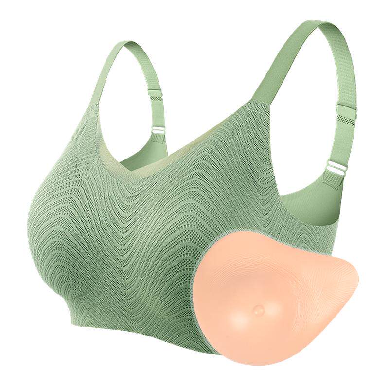 义乳文胸罩乳腺切除手术后专用硅胶假胸垫假乳房夏季薄假体内衣女