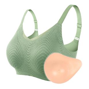 义乳文胸罩乳腺切除手术后专用硅胶假胸垫假乳房夏季薄假体内衣女