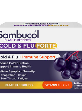 澳洲sambucol黑接骨木莓补锌便携