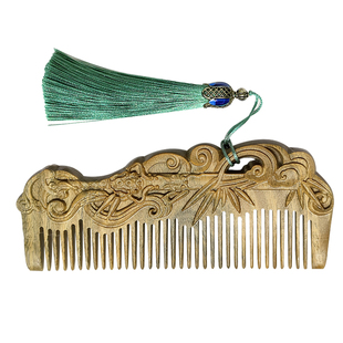 秦时明月一封秦梳系列卫庄张良赤练梳子绿檀木梳礼盒礼物动漫周边