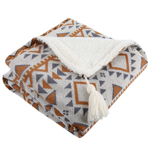 电热盖毯波西米亚办公室午休被子电加热毯沙发盖腿可铺水洗暖身毯