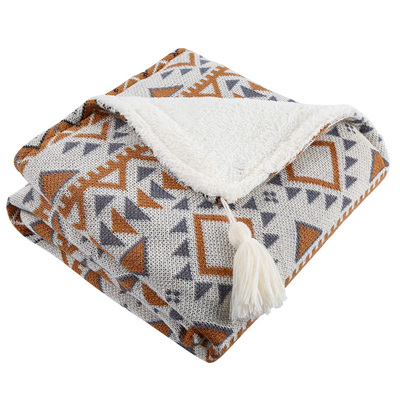 波西米亚可水洗暖身毯电热盖毯