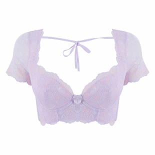 图薇娜调整型内衣白色小胸薄款文胸网红聚拢收副乳防下垂乳胶胸罩