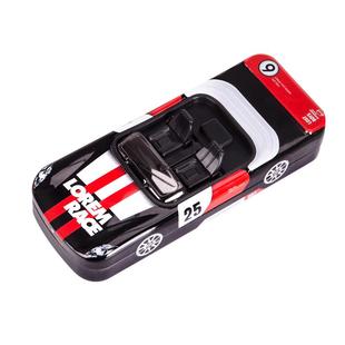 小学生文具盒男儿童汽车双层跑车铅笔盒男女孩幼儿园多功能铁皮盒带乘法口诀赛车笔盒六一圣诞节礼物