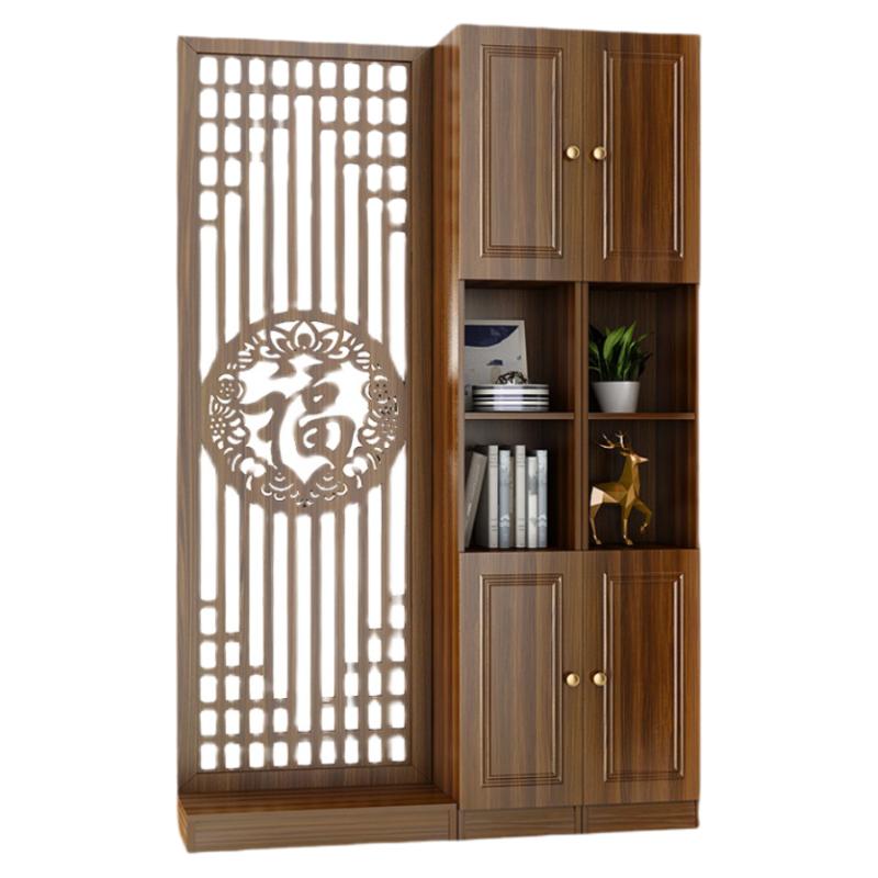 客厅屏风隔断实木入户玄关柜