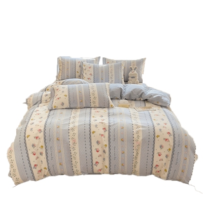 全棉纯棉不起球不掉色被套