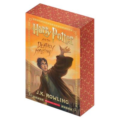 预售 英文原版 Harry Potter and the Deathly Hallows 哈利·波特与死亡圣器 第7部 彩色刷边版  25年新版
