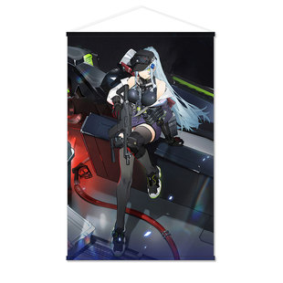 少女前线2追放 可露凯 416 日式贡缎包轴挂画海报墙贴墙纸可定制