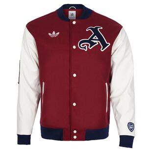 天朗足球阿迪达斯皇马阿森纳足球休闲棒球服保暖宽松棉服JF2587