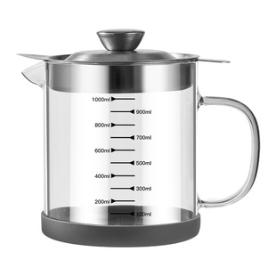 中药过滤量杯药渣滤网神器超细滤药器玻璃分装瓶厨房漏勺汤药网筛