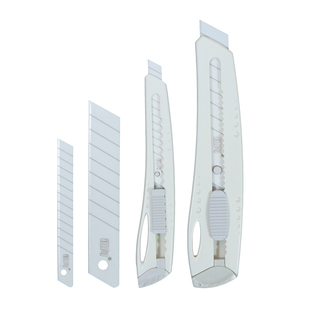 陶瓷美工刀防锈水果刀壁纸刀电工绝缘薄膜胶带牛皮纸分切刀片耐磨