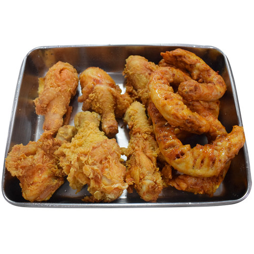 风味中式炸鸡香酥鸡腿小吃技术腌制配方鸡叉骨鸡脖炸制炸货教程