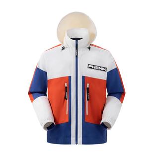 phenix菲尼克斯户外冲锋衣男女拼色休闲运动骑行登山服防风外套