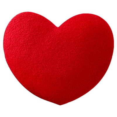 新年正红色心形抱枕轻奢高级感