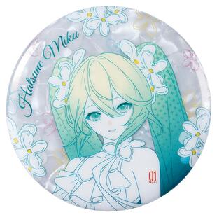 moeyu初音未来生如夏花马口铁白瓷徽章吧唧miku二次元动漫周边