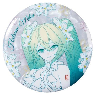 moeyu初音未来生如夏花马口铁白瓷徽章吧唧miku二次元动漫周边