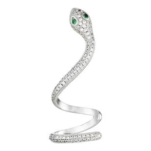 dodogogo小白蛇耳环高级感设计小众S925银针2026新款个性轻奢耳饰