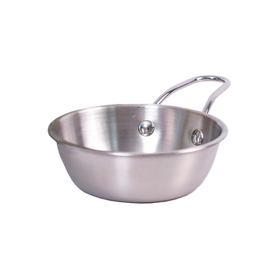 森美304不锈钢雪拉碗便携直烧