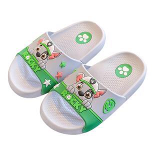 汪汪队夏季拖鞋男童女孩室内洗澡防滑一字拖宝宝家用软底凉拖鞋