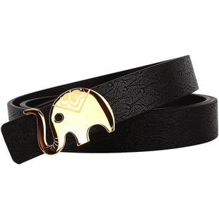 女士皮带女款配牛仔裤腰带配饰2024新款女真皮女式装饰配裙子女生