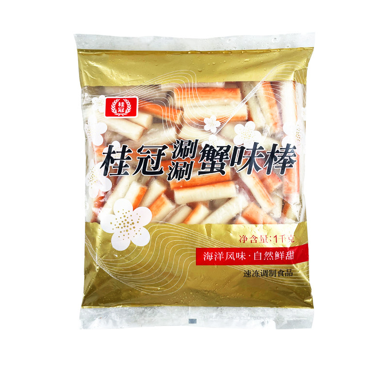 桂冠1kg涮涮蟹味棒豆捞火锅蟹柳