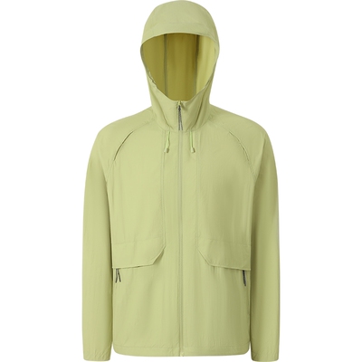 本来BENLAI男士户外凉感连帽防晒衣运动外套2026夏新款BRL160008