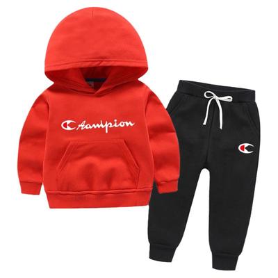 儿童连帽春秋套装韩版洋气卫衣