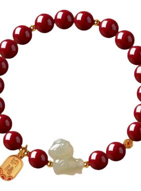 小马朱砂手串女款2026本命年手链
