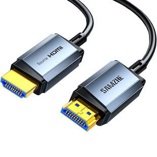 山泽HDMI视频线光纤/纯铜4K/8K高清线企业办公电脑电视投影连接线