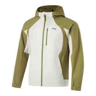 李宁正品健身系列男子反光加绒防泼水三合一运动冲锋衣AWBU009-7