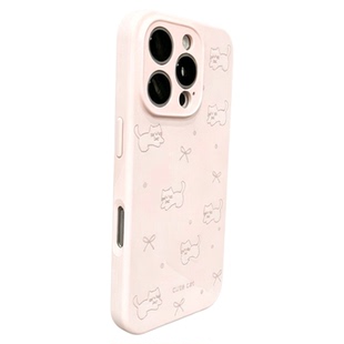 可爱蝴蝶结猫咪适用OPPO Reno16/15PRO手机壳新款findx9/8pro臻品液态硅胶vivo x300/x200Promini防摔保护套