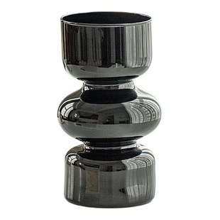 五代果花瓶复古玻璃高级感同堂黄金果水培枫叶专用插花高颜值花器