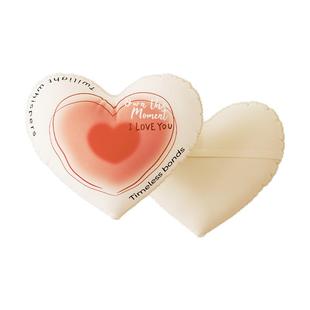 御尚居情人节爱心形抱枕沙发客厅情侣结婚床头靠枕套腰枕新婚礼物