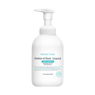 wickle婴儿专用奶瓶清洁剂清洗液宝宝果蔬清洗水果玩具清洁剂2瓶