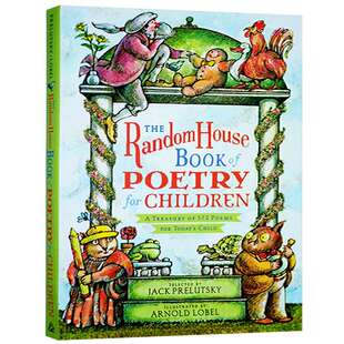 英文原版进口书 兰登儿童插画诗歌集 The Random House Book of Poetry for Children 凯迪克奖 青蛙和蟾蜍插画家Arnold Lobel