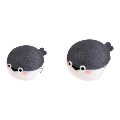 羊毛毡戳戳乐diy手工制作材料包可爱鲨鱼玩偶挂件送男友创意礼物