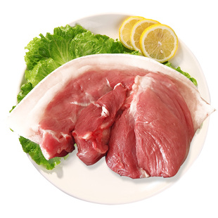 黑猪瘦肉腿肉6斤生猪腿肉冷冻土猪肉大别山农家散养新鲜猪肉烤肉