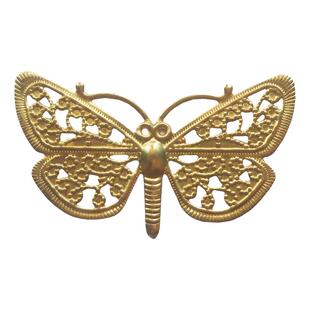 花片 黄铜蜻蜓装饰金属片手工diy饰品配件汉风古典装头面发簪材料