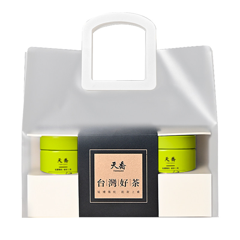 天乔花果香梨山高冷茶台湾高山乌龙茶可冷泡礼盒装送礼三罐装