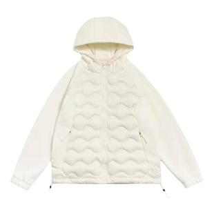 明星同款鸭鸭轻薄羽绒服男女同款2024秋冬新款短连帽外套