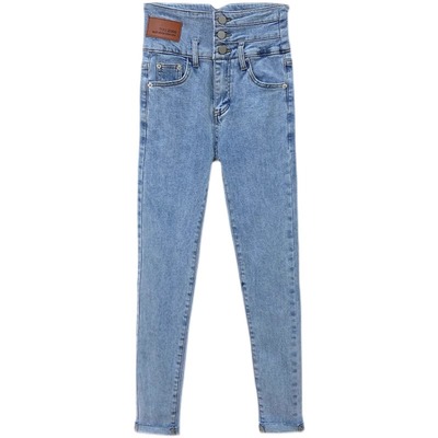 胖mm大码韩版宽松ins牛仔裤女裤