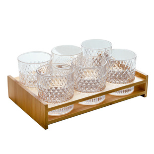 威士忌酒杯高级感洋酒杯套装家用氛围感喝酒水晶玻璃啤酒杯子CKW